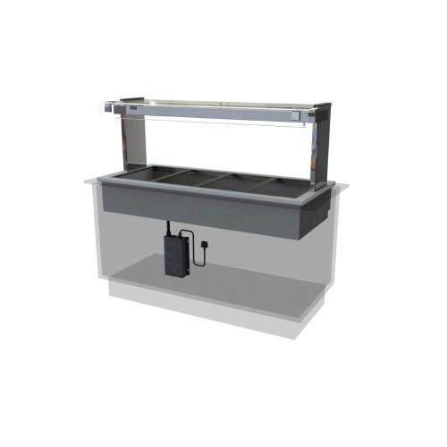 CED Kubus Dry Heat Bain Marie Self Service 1525mm (L) (Direct)