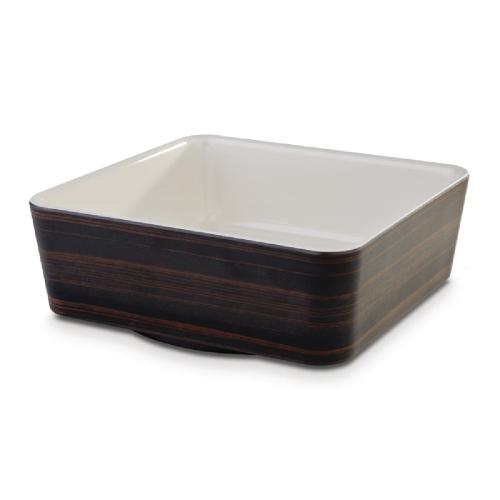 APS+ Square Bowl Oak/Cream - 1.5Ltr 200x200mm (B2B)