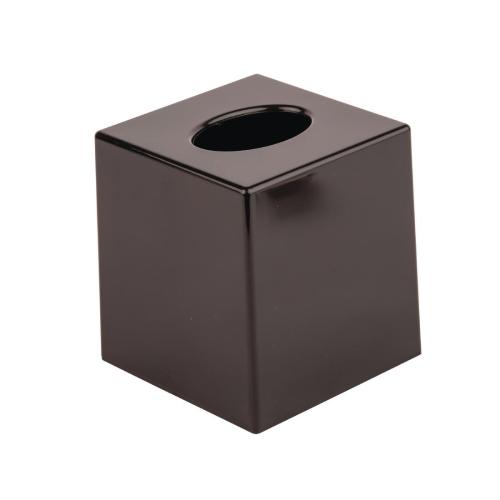 Bolero Black Cube Tissue Holder