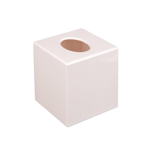 Bolero White Cube Tissue Holder