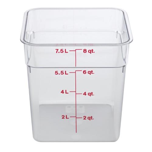 Cambro Square Storage Container - 7.6 Ltr (Pack 6) (B2B)