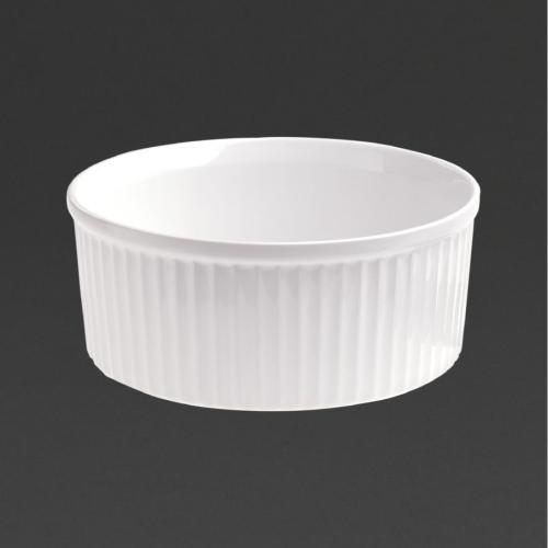 Revol Souffle Dish White 37Cl.11.8cm D (Box 4) (B2B)