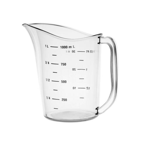 Vogue Polycarbonate Measuring Jug - 1Ltr 33 3/4fl oz