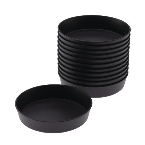 MatferBourgeat Exoglass Quiche Moulds - 100mm (Pack 12)