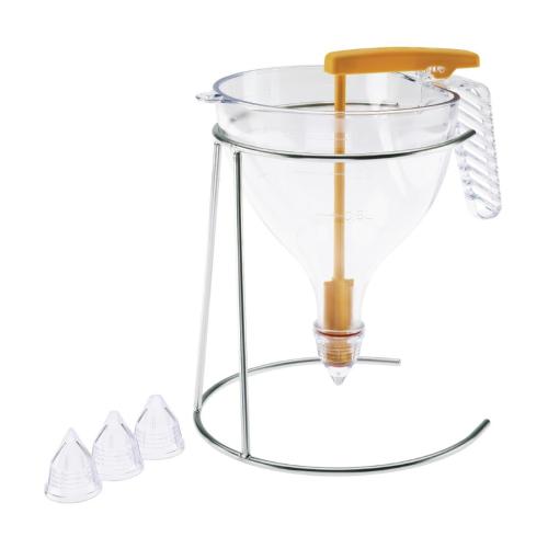 MatferBourgeat Polycarbonate Piston Funnel & Stand - 1.5Ltr (B2B)