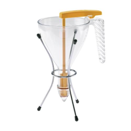 MatferBourgeat Polycarbonate Piston Funnel & Stand - 0.75Ltr
