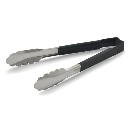 Vollrath Black Utility Grip Kool Touch Tong - 241mm