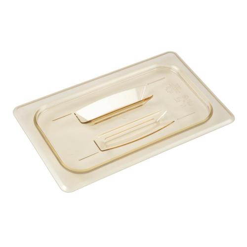 Cambro High Heat Polycarbonate GN Lid with Handle - 1/4