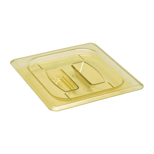 Cambro High Heat Polycarbonate GN Lid with Handle - 1/6
