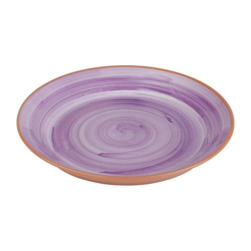 APS La Vida Melamine Plate Round Purple - 405mm