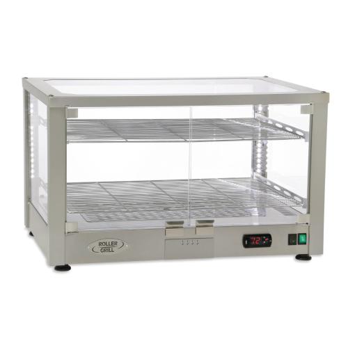 Heated Display Cabinet - Counter Top 2 Shelf (1/1GN) Stainless Steel (Direct)
