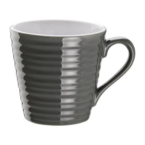 Olympia Cafe Aroma Mug Charcoal - 340ml 11 1/2fl oz (Box 6)