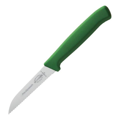 Dick Pro-Dynamic HACCP Serrated Kitchen Knife Green - 8cm 3"