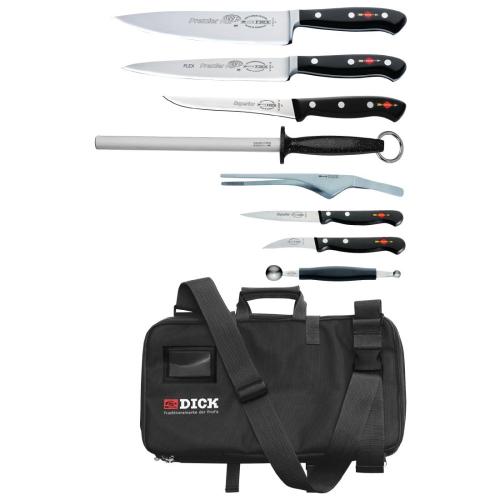 Dick 8 piece Knife Set with Culinary Bag