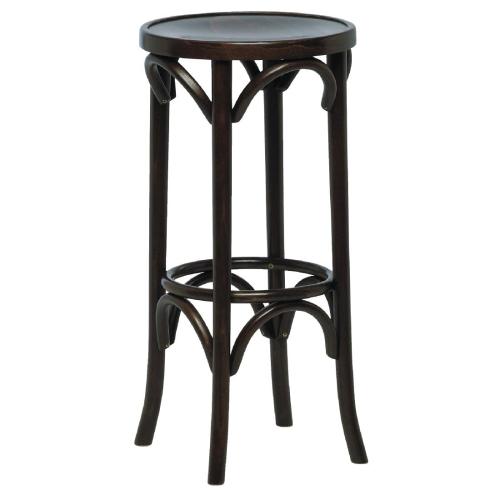 Fameg Bentwood Stool Walnut Effect (Single)