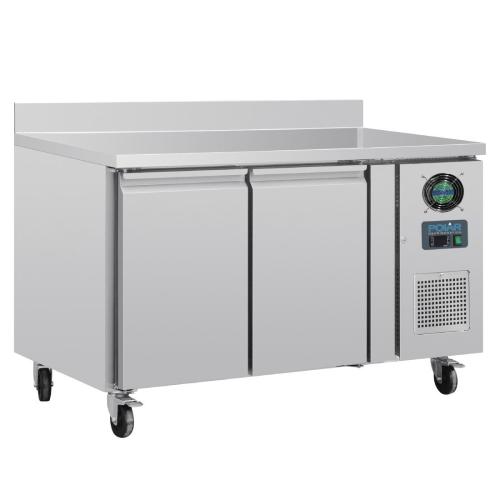 Polar U-Series Double Door Counter Freezer with Upstand - 282Ltr