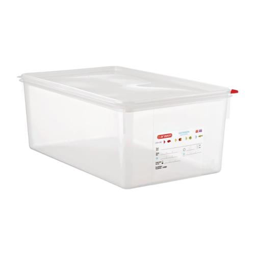 Araven Food Container - 1/1 GN 28Ltr with Lid 200mm (Pack 4)