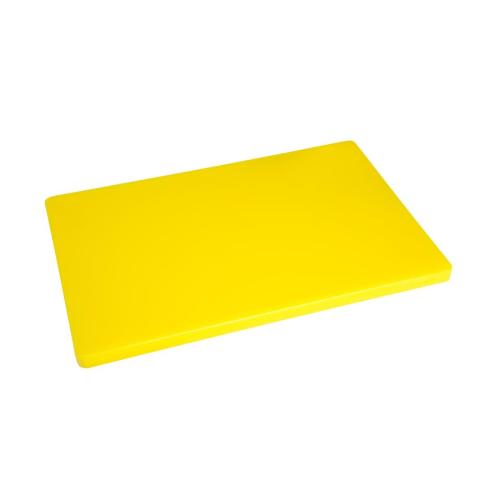 Hygiplas Low Density Chopping Board Yellow - 300x450x20mm