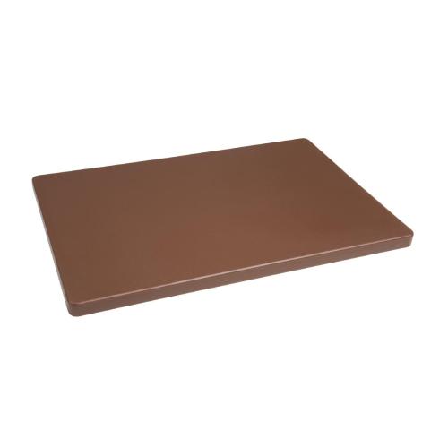 Hygiplas Low Density Chopping Board Brown - 300x450x20mm