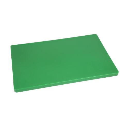 Hygiplas Low Density Chopping Board Green - 300x450x20mm