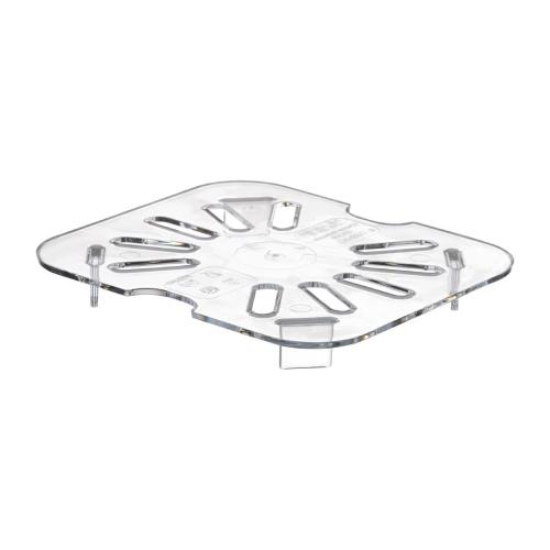 Cambro Polycarbonate Drain Shelf - GN 1/6