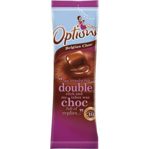 Options Belgian Chocolate 11g Sachet (Pack 100)