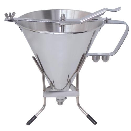 De Buyer Automatic Piston Funnel St/St with Stand 1.5Ltr