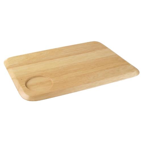 Olympia Rounded Presentation Board Hevea - 340x240mm with recess 70mm