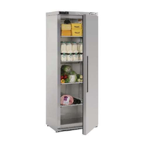 Williams Amber Single Door Upright Fridge St/St Exterior/Alu Int 406Ltr (Direct)