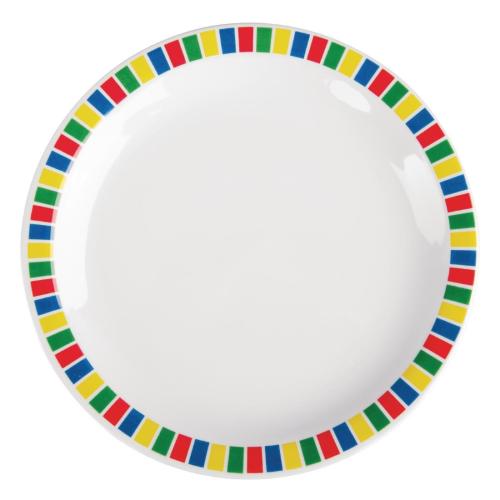 Olympia Kristallon Fairground Melamine Plate - 160mm 6 1/4" (Box 12)