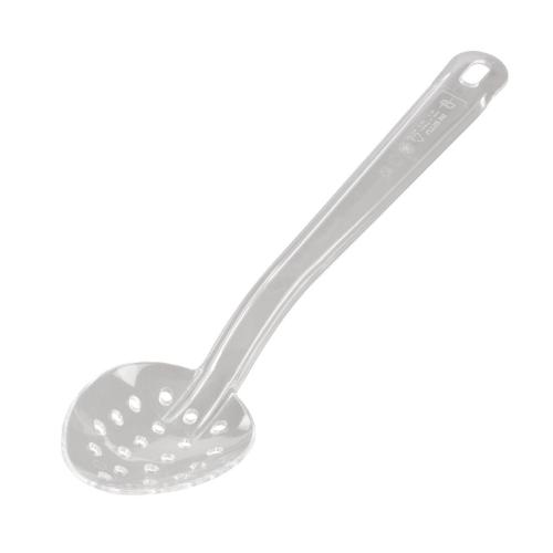 MatferBourgeat Exoglass Perforated Serving Spoon Clear - 340mm