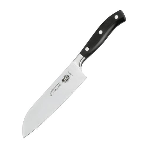 Victorinox Fully Forged Santoku Knife Black - 17cm