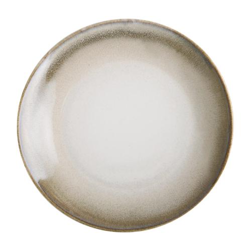 Olympia Birch Taupe Coupe Plate - 205mm 8" (Box 6)