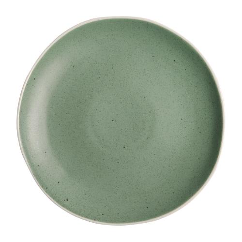 Olympia Chia Green Plate - 270mm 10 1/2" (Box 6)