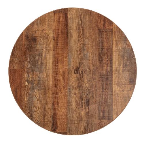 Bolero Table Top Round Urban Dark - 600x48mm