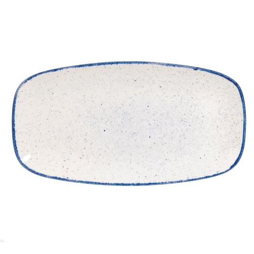 Churchill Stonecast Hints Blueberry Indigo Plate 13 7/8x9 5/8" (Box 6) (Direct)