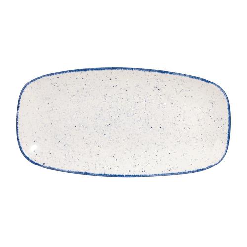 Churchill Stonecast Hints Blueberry Indigo Plate 11 3/4x6" (Box 12) (Direct)