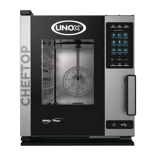 Unox CHEFTOP MIND.Maps PLUS 5xCOMPACT GN 1/1 Electric w/2yr P&L (Direct)