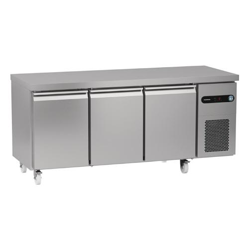 Hoshizaki Snowflake 3 Door 500Ltr Counter Fridge R290 (StSt Ex/In 1/1GN)(Direct)