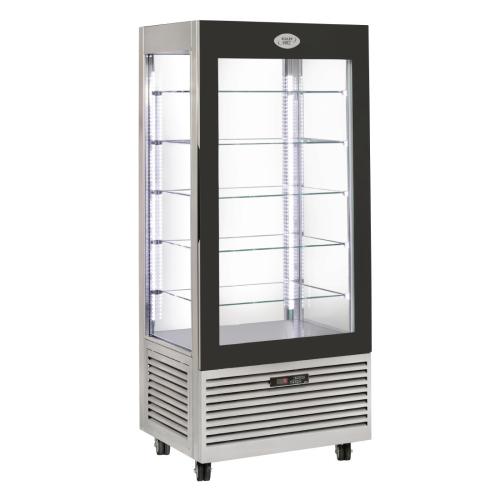 Refrigerated Display - Floor Standing Fixed Shelves Stainless Steel (Direct)