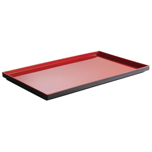 APS Tray GN 1/1 Red Asia Plus - 53x32.5x3cm (B2B)