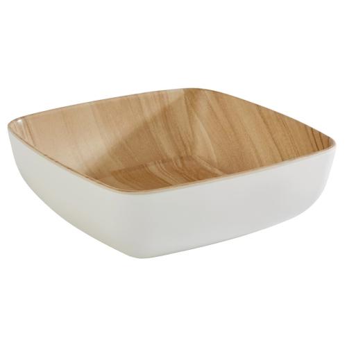 APS Frida Bowl 250x250x75 h75Wood/White (B2B)