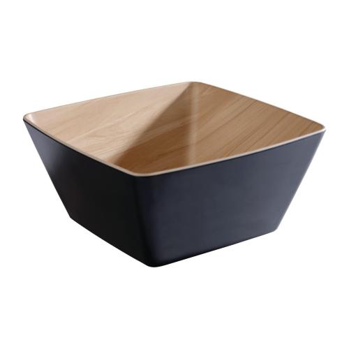 APS Frida Bowl Wood/Black - 250x250x75x120 (B2B)