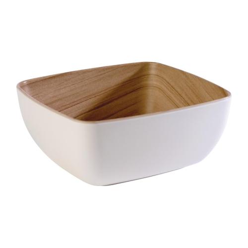 APS Frida Bowl GN1/6 176x162x75 Wood/White(B2B)