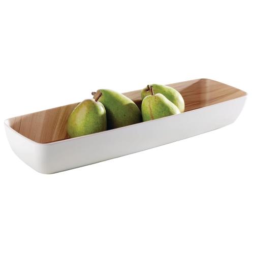 APS Frida Bowl GN 2/4 530x162x75 Wood/White(B2B)