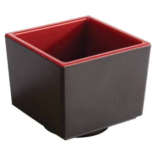 APS Bento Box Red Asia Plus - 7.5x7.5x6.5cm (B2B)