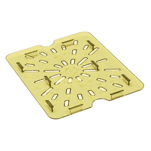 Cambro High Heat Polycarbonate GN Drain Plate - 1/2