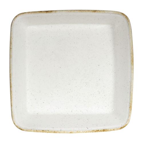 Churchill Stonecast Hints Barley White Squ Baking Dish 10x10x2.5"(Box 6)(Direct)