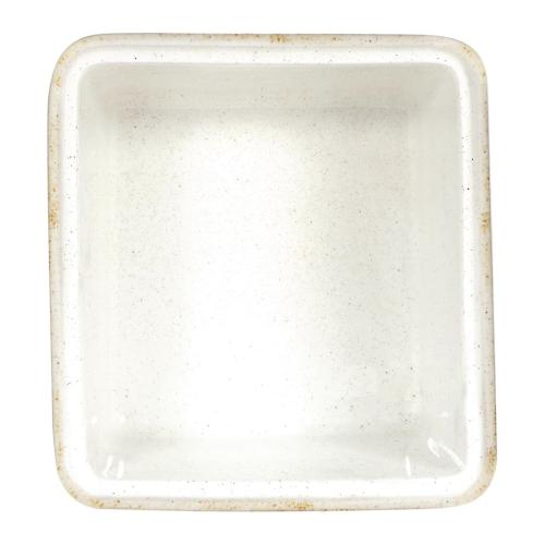 Churchill Stonecast Hints Barley White Small Cass Dish 7x6.5x4.5"(Box 4)(Direct)