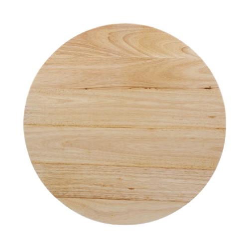 Bolero Pre-Drilled Round Table Top Natural Effect - 600mm